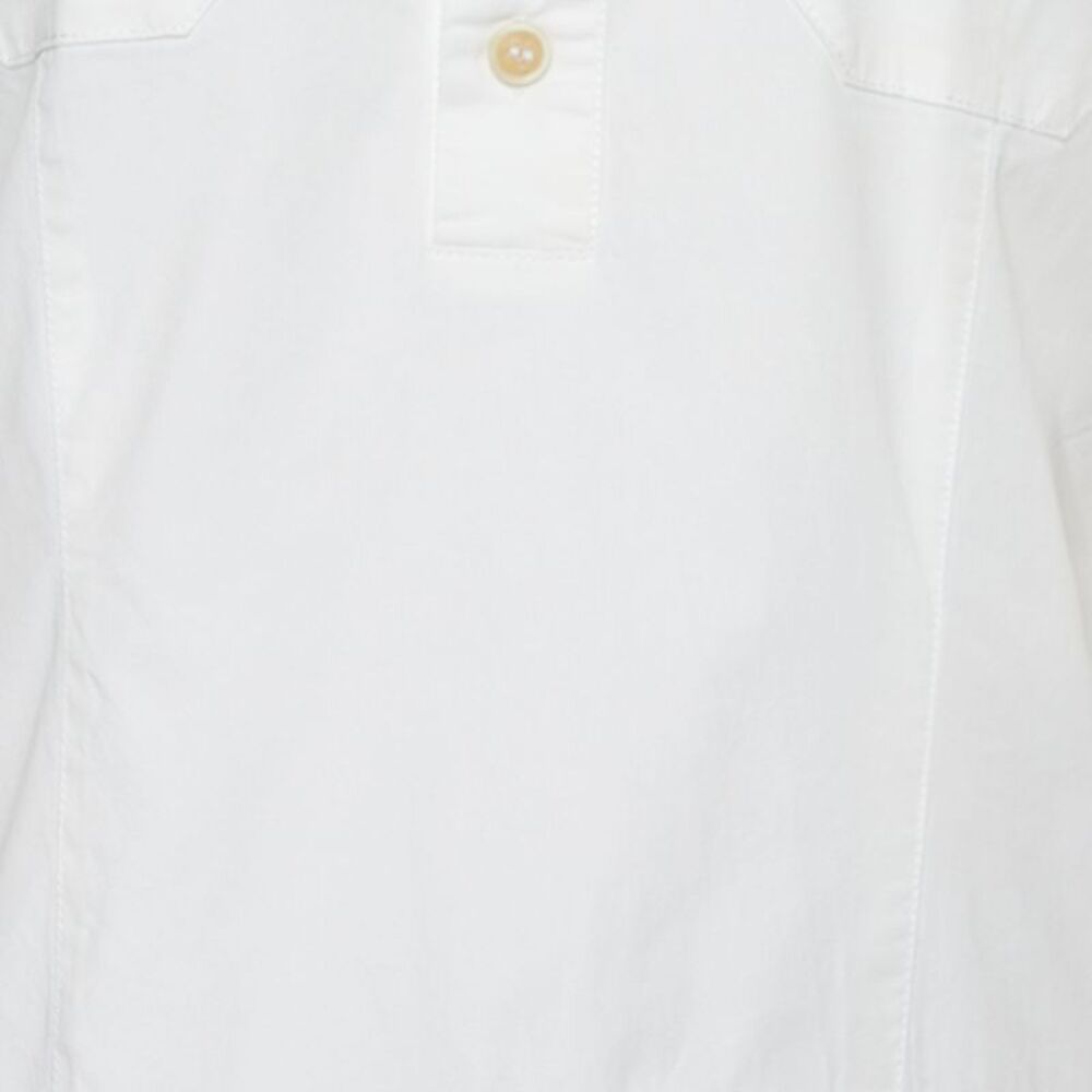 Dsquared2 White Cotton Button Front Shift Dress M - image 3